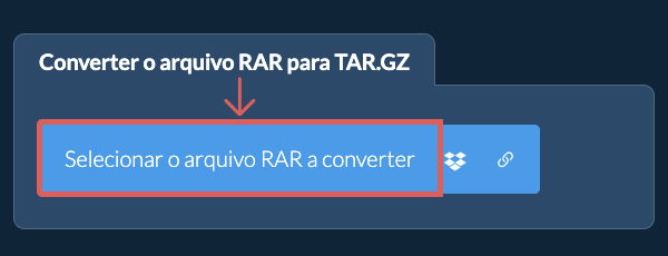 Converter o arquivo RAR para TAR.GZ