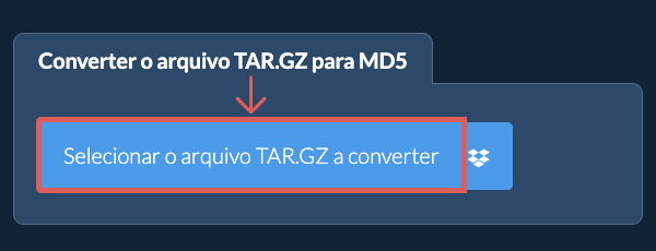 Converter o arquivo TAR.GZ para MD5