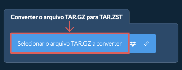 Converter o arquivo TAR.GZ para TAR.ZST