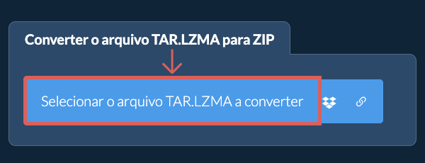 Converter o arquivo TAR.LZMA para ZIP