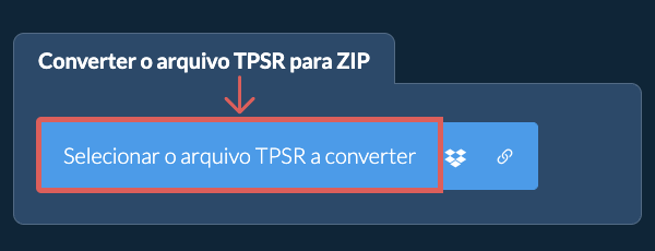 Converter o arquivo TPSR para ZIP
