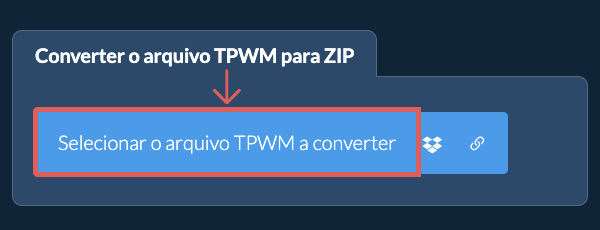 Converter o arquivo TPWM para ZIP