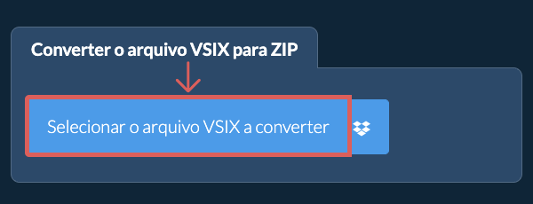Converter o arquivo VSIX para ZIP