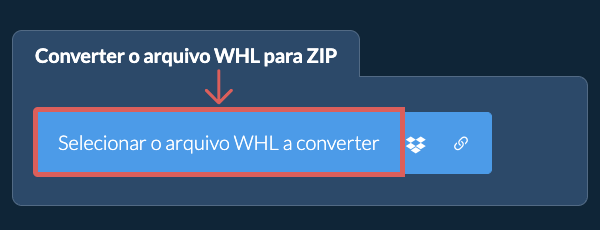 Converter o arquivo WHL para ZIP