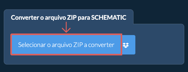 Converter o arquivo ZIP para SCHEMATIC