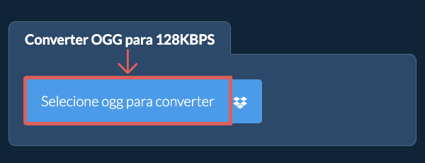 Converter ogg para 128kbps