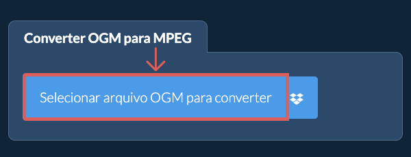 Converter OGM para MPEG
