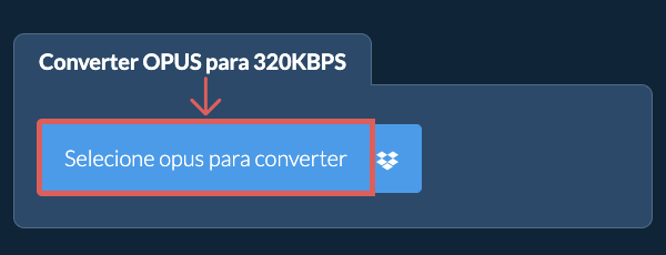 Converter opus para 320kbps
