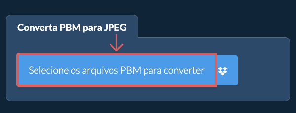 Converta PBM para JPEG