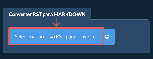 Converter RST para MARKDOWN