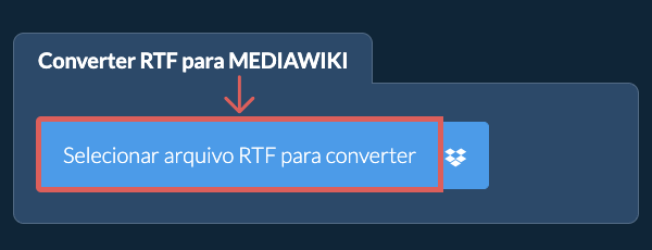 Converter RTF para MEDIAWIKI