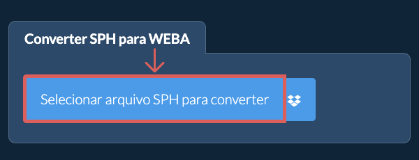 Converter SPH para WEBA