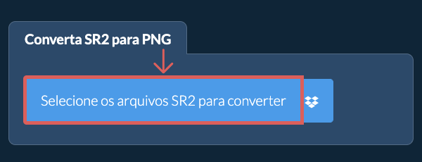 Converta SR2 para PNG