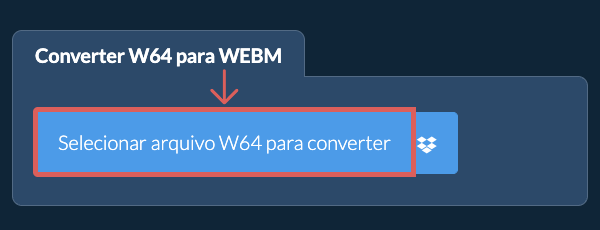 Converter W64 para WEBM