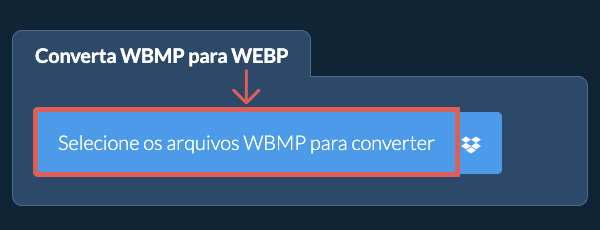 Converta WBMP para WEBP