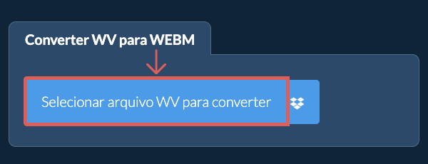 Converter WV para WEBM