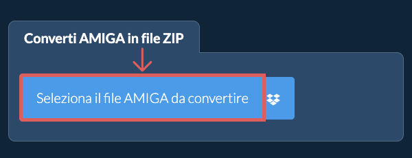 Converti AMIGA in file ZIP