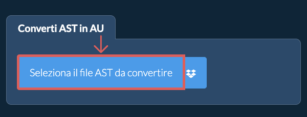 Converti AST in AU