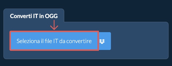 Converti IT in OGG
