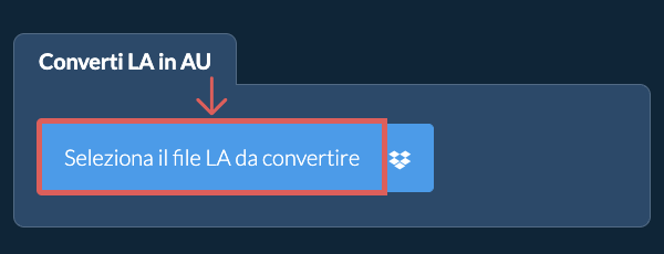 Converti LA in AU