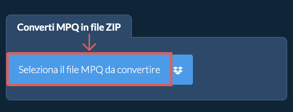 Converti MPQ in file ZIP