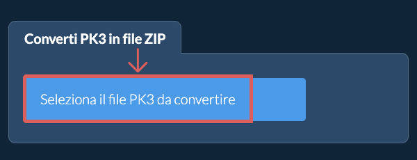 Converti PK3 in file ZIP
