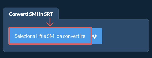 Converti SMI in SRT