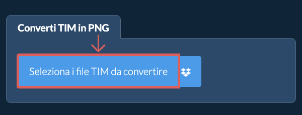 Converti TIM in PNG