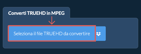 Converti TRUEHD in MPEG