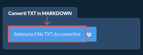 Converti TXT in MARKDOWN