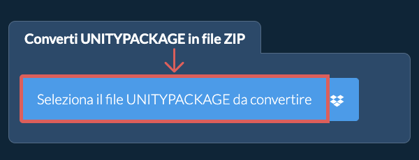 Converti UNITYPACKAGE in file ZIP
