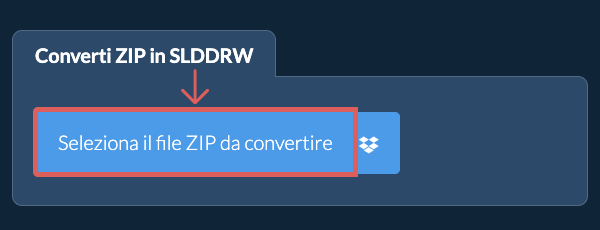 Converti ZIP in SLDDRW