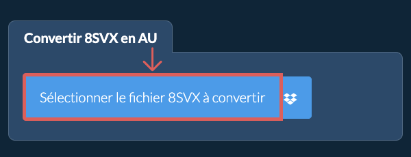 Convertir 8SVX en AU
