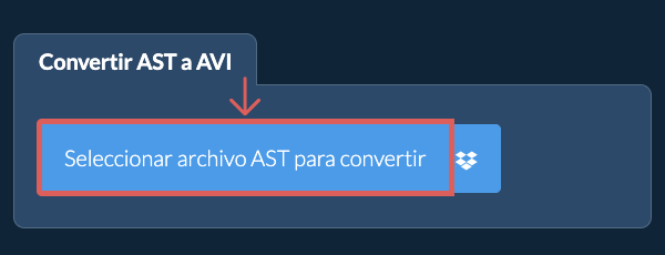 Convertir AST a AVI