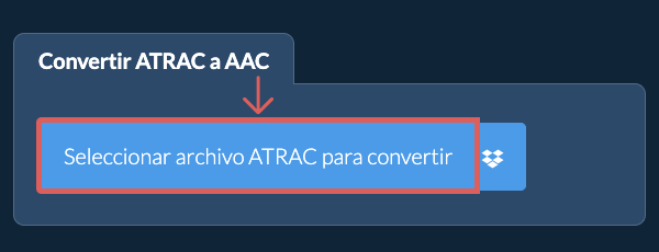 Convertir ATRAC a AAC