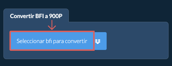 Convertir bfi a 900p