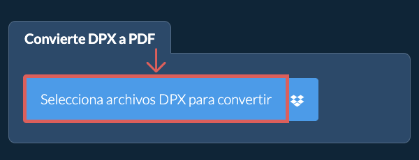 Convierte DPX a PDF
