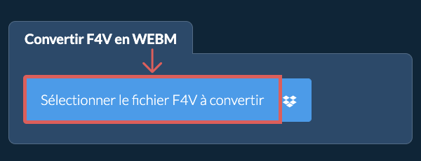 Convertir F4V en WEBM