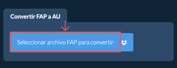 Convertir FAP a AU