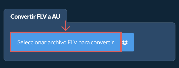 Convertir FLV a AU