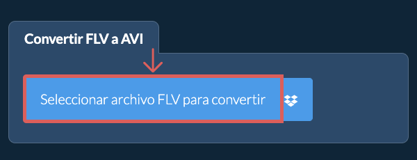 Convertir FLV a AVI
