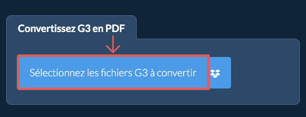 Convertissez G3 en PDF