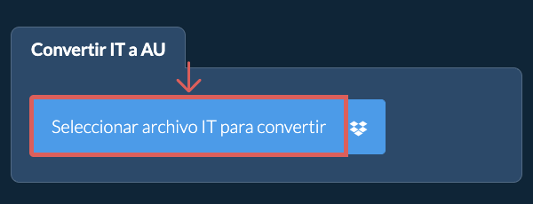 Convertir IT a AU