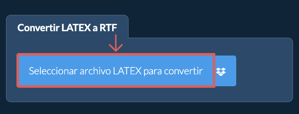 Convertir LATEX a RTF