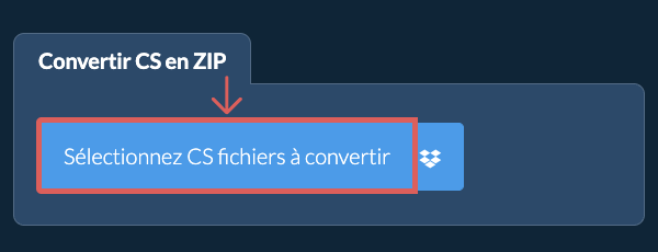 Convertir CS en ZIP