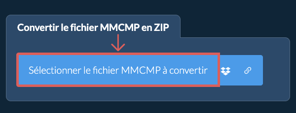 Convertir le fichier MMCMP en ZIP