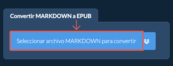 Convertir MARKDOWN a EPUB