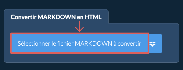 Convertir MARKDOWN en HTML