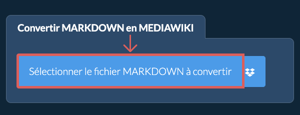 Convertir MARKDOWN en MEDIAWIKI
