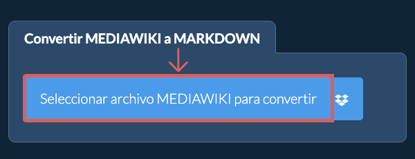 Convertir MEDIAWIKI a MARKDOWN